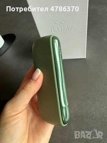 IQOS Iluma устройство, зелен цвят, ползвано броени пъти , снимка 2 - Друга електроника - 54077370