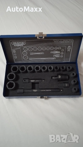 Комплект ударни вложки Draper Expert 54714, 18 части, 3/8"  , снимка 4 - Гедорета - 53101809