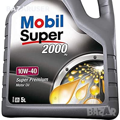 Двигателно масло MOBIL SUPER 2000 X1 10W40 5L, снимка 1 - Части - 29659244