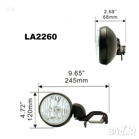 Халоген с крушка H3, 12V, 55W, Бял, 1бр, снимка 2 - Аксесоари и консумативи - 31933113