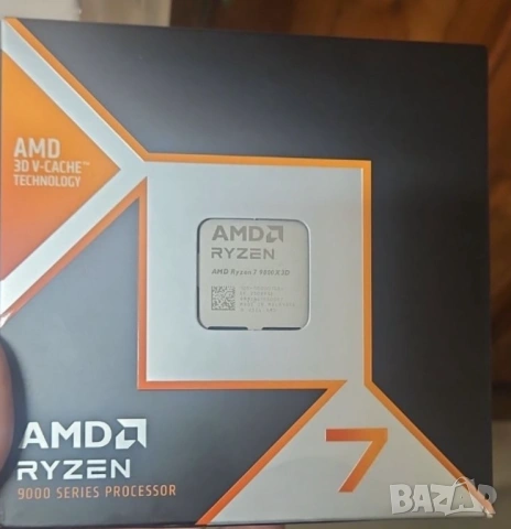 AMD Ryzen 9800X3D CPU 8-Cores АМД Процесор - Нов с гаранция