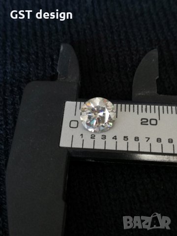 Спешно Уникален ТОП 4+ карата Мойсанит диамант Moissanite два Diamond IF/F-G Ледено бяло, снимка 8 - Други - 34528670