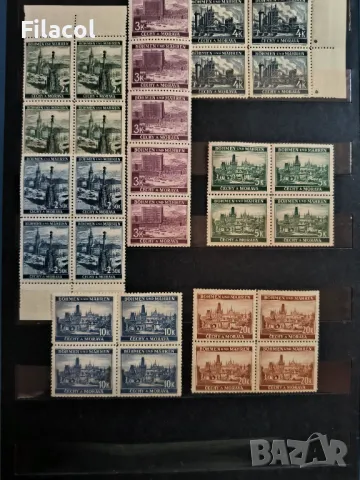 Бохемия и Моравия 1939 Местни мотиви пълна серия MNH, снимка 3 - Филателия - 50232000