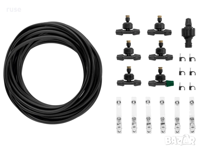 НОВИ! Водна мъгла 10м - система за напояване 2в1 Parkside, снимка 11 - Напояване - 52399524