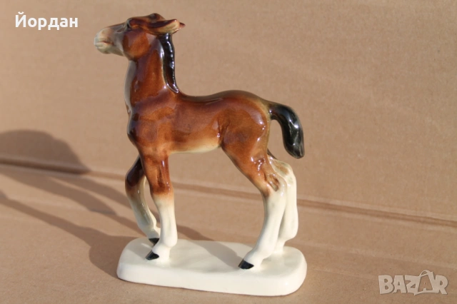 Порцеланова фигурка на конче, снимка 7 - Колекции - 53877291