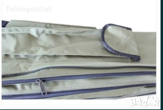  Луксозен троен рибарски калъф Filstar 135 см с три външни джоба 42 лв., снимка 3 - Такъми - 30886824