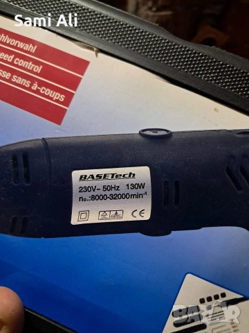 Мултифункционален инструмент (Дремел) BaseTech - 130W, Нов, снимка 3 - Други инструменти - 53982779