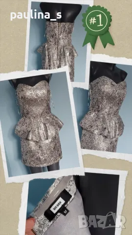 Два различни броя / Рокля за повод с корсет "Bik Bok" и с гол гръб "Only" , снимка 2 - Рокли - 43211405