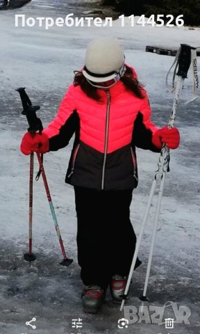 Нов полар за момиче 7-8г., 128см и ски маска/очила , снимка 2 - Детски якета и елеци - 42756143