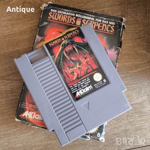 Оригинална NES дискета с играта Swords and Serpents , снимка 3 - Игри за Nintendo - 51122385