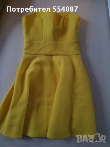 Жълта  рокля , снимка 1 - Рокли - 31107060