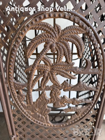 Метална поставка за вино №8066, снимка 5 - Антикварни и старинни предмети - 54042526