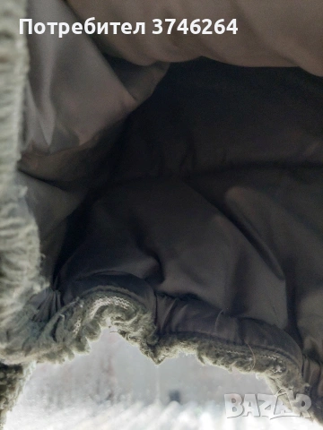 Зимно зелено пухкаво яке тип овца, снимка 4 - Якета - 53037270