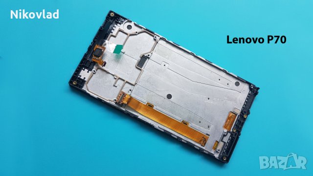 Оригинален дисплей с рамка Lenovo P70, снимка 1 - Резервни части за телефони - 31841836