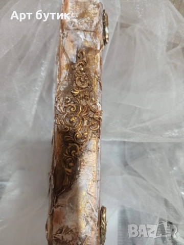 Арт комплект в бароков стил за Св.Кръщение, модел “Исус Христос“ , снимка 7 - Декорация - 52739519