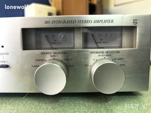 Усилвател PHILIPS 22AH 305, снимка 4 - Ресийвъри, усилватели, смесителни пултове - 50077311