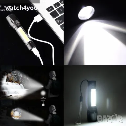 НОВ LED ФЕНЕР ZOOM.LED ЛАМПА.КЪМПИНГ ФЕНЕР.ЛЕД ФЕНЕРИ + ЗУУМ ДЖОБНИ ФЕНЕРИ KAMPING FENER FENERI ТОП, снимка 8 - Къмпинг осветление - 19937333