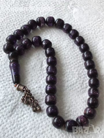 Броеница стара 52358, снимка 2 - Антикварни и старинни предмети - 52569661