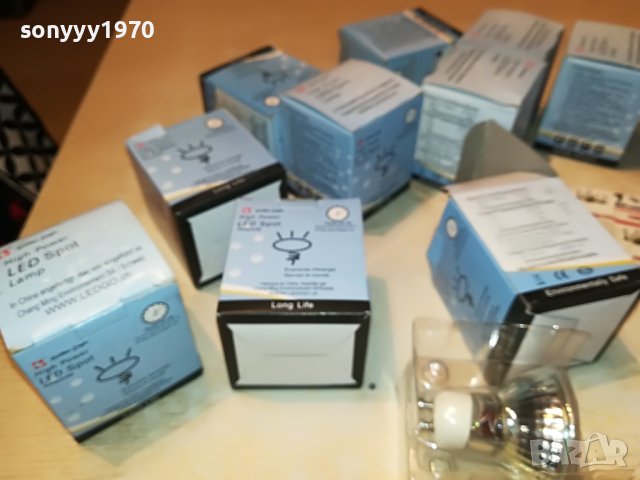 LED SPOT LIGHT 10БРОЯ-GU10/220V/1.8W-ВНОС SWISS 2105231014, снимка 3 - Лед осветление - 40773530