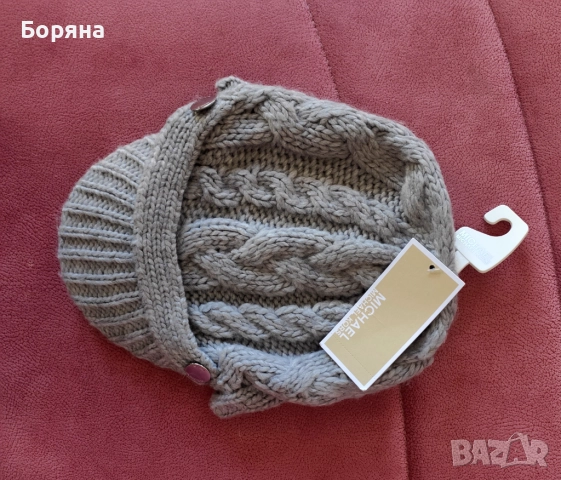 Michael Kors плетена шапка нова с етикет, снимка 7 - Шапки - 52753333