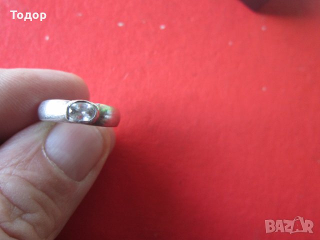 Сребърен пръстен с камък  6, снимка 6 - Пръстени - 35091931