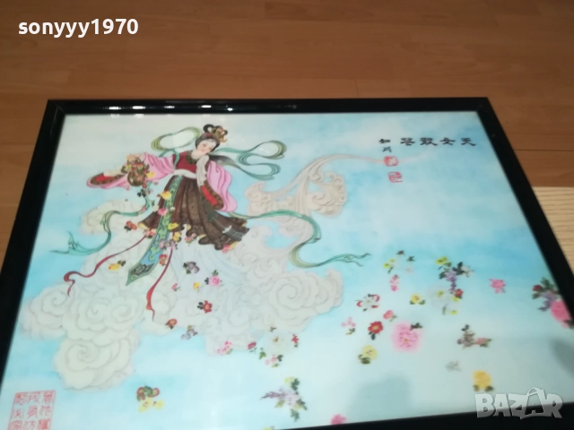 JAPAN X3-ЯПОНСКИ МОТИВИ-КАРТИНИ РАМКИ СТЪКЛО 0110251830, снимка 5 - Антикварни и старинни предмети - 51911155