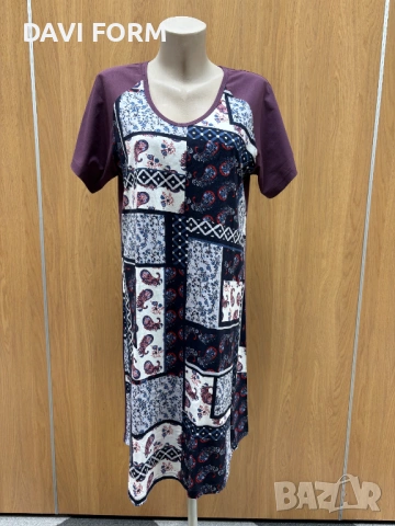 Лятна дамска нощница 100% памук, снимка 3 - Нощници - 53903640