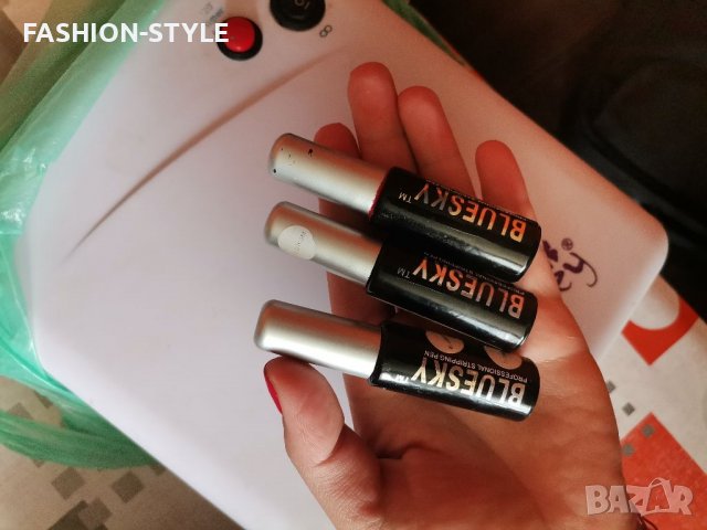 UV печка за нокти Automat, 36W, с таймер, Бял + 3бр Гел лака BLUESKY за рисуване , снимка 6 - Продукти за маникюр - 37140908