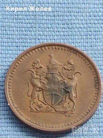 Монета 1 цент Rhodesia1970г. Рядка за КОЛЕКЦИОНЕРИ 40857, снимка 4 - Нумизматика и бонистика - 42776638