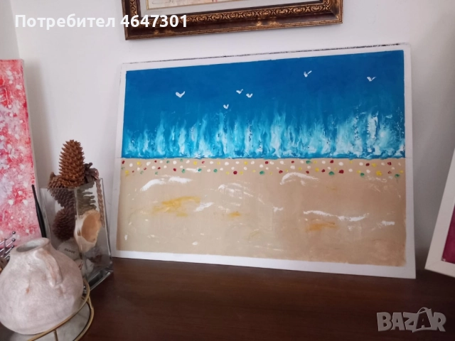 картина, рисувана с маслени бои 