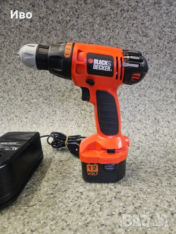 Винтоверт Black & Decker CD12C – Свобода и прецизност от „Златната ера“ на акумулаторните инструмент, снимка 3 - Винтоверти - 53959643