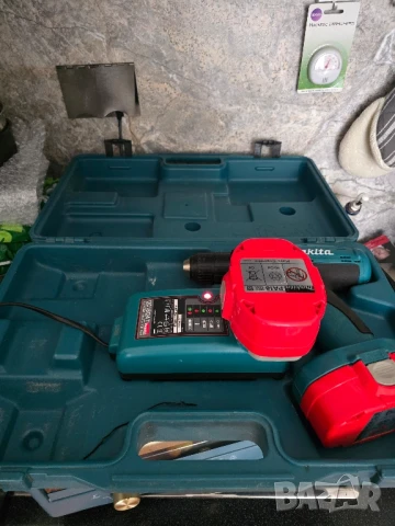 Ударнопробивен винтоверт с две отлични батерии Makita с интелигентно зарядно устройство , снимка 9 - Други машини и части - 42261386