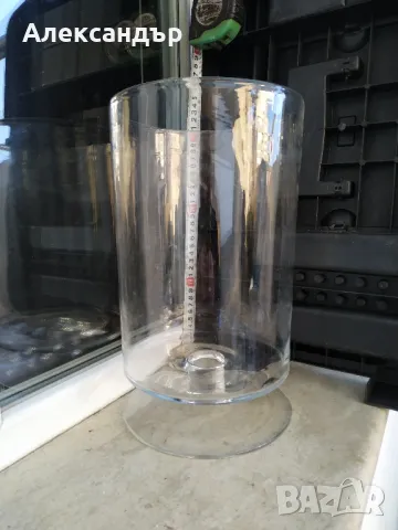 Стъклен буркан  за  бонбони ,аквариум