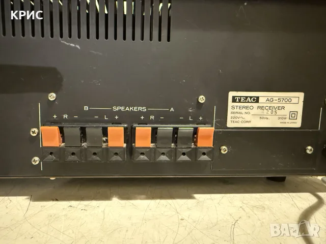TEAC AG-5700 РЕСИВЪР, снимка 13 - Ресийвъри, усилватели, смесителни пултове - 56377529