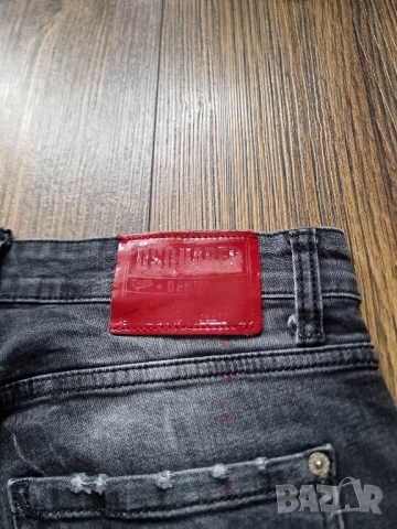 Страхотни мъжки слим дънки DSQUARED2 размер 48 / М , снимка 7 - Дънки - 52475268