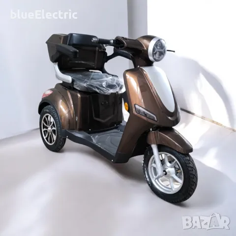 Електрическа Триколка blueElectric BM1-LUX 2000W | 60V | 24Ah | BROWN