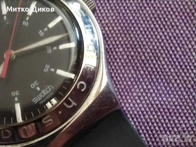 Swatch Swiss Irony мъжки часовник работещ точен кварц, снимка 4 - Мъжки - 50113922