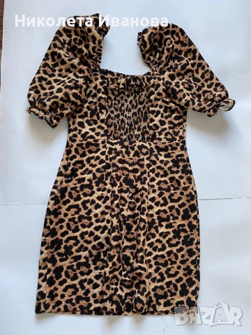 Леопардова рокля Zara, снимка 1 - Рокли - 38043103