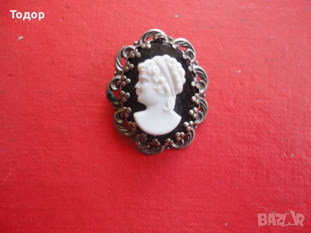 Страхотна брошка камея , снимка 2 - Колекции - 40165216