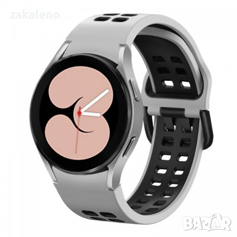 Силиконова каишка верижка Samsung Galaxy Watch 4 5 Classic 40 42 44 46 , снимка 7 - Каишки за часовници - 37936782