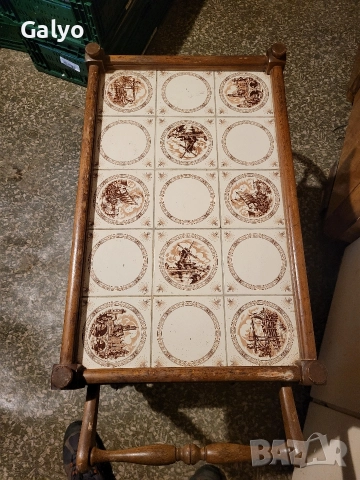 Антична количка, маса за сервиране, снимка 3 - Маси - 52921132