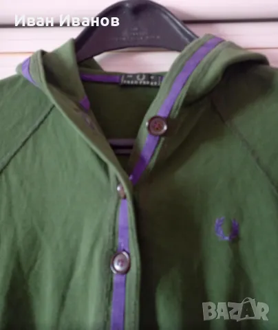 Оригинално дамско горнище Fred Perry, снимка 3 - Суичъри - 47353283