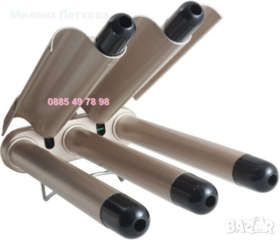 Ретро маша/преса за къдрици Sonar SN-15 с керамично покритие, къдрене, снимка 6 - Преси за коса - 37266387