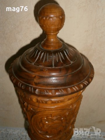 Купа - Трофей  80-те дърворезба , снимка 4 - Антикварни и старинни предмети - 34071953