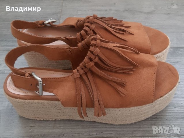 Pull & Bear Platform Sandals, снимка 3 - Сандали - 35625866