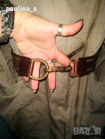 Два различни броя / Винтидж! Унисекс колан от естествена кожа "Saddler" и "Banana Republic" , снимка 11 - Колани - 14991312