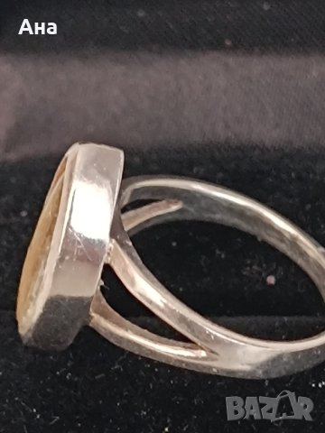 Красив сребърен пръстен 3Д, снимка 3 - Пръстени - 44480295