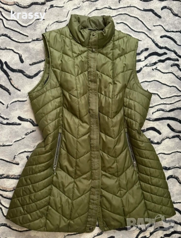 Голям дамски елек/грейка в зелено (размер 2ХЛ)