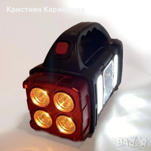 led многофункционален фенер-прожектор, снимка 4 - Къмпинг осветление - 42097811