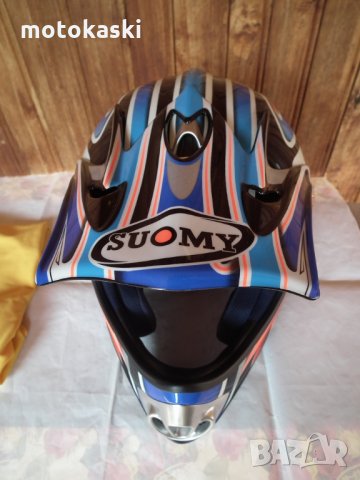 Suomy Spectre Black Diamond мото шлем каска за мотокрос, снимка 2 - Аксесоари и консумативи - 31875456